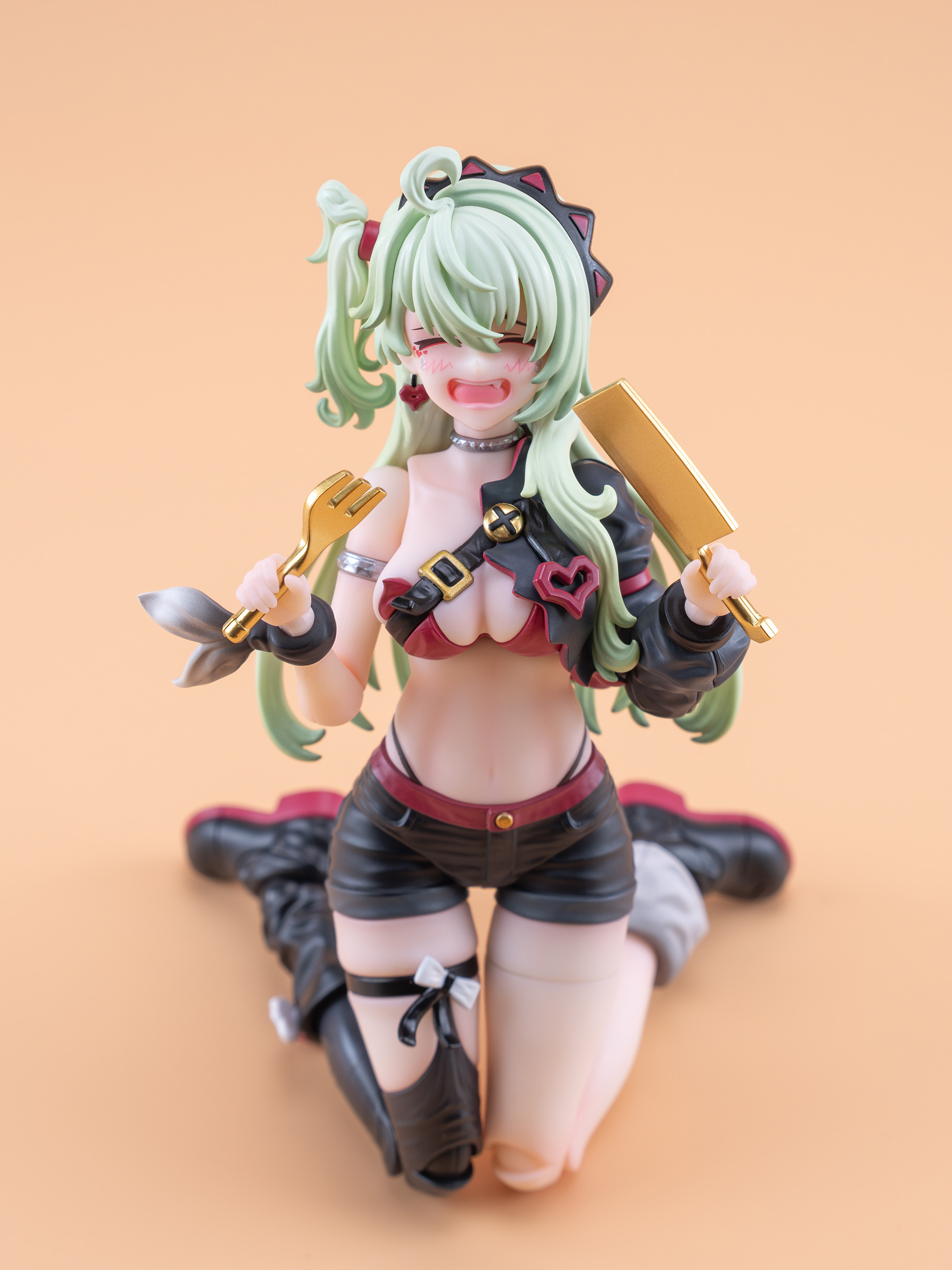 CIYUANJUXIANG(EXSSRION) DEMONIC MUSIC ANGEL HOSHIKAWA NECO 1/12 SCALE ACTION FIGURE (GREEN HAIR VER.)