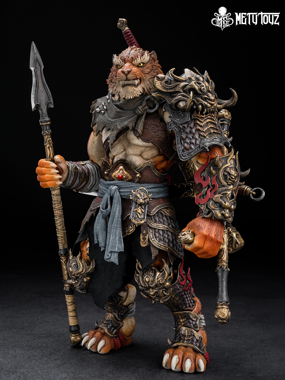 METY TOYZ ADVENTURER'S WORLD SERIES TIGER VANGUARD JINSHAN JUN 1/10 SCALE ACTION FIGURE