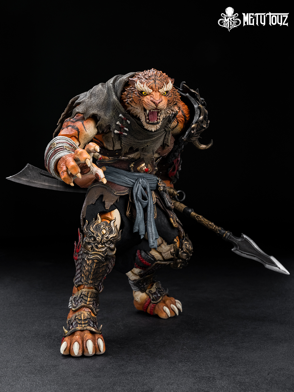 METY TOYZ ADVENTURER'S WORLD SERIES TIGER VANGUARD JINSHAN JUN 1/10 SCALE ACTION FIGURE