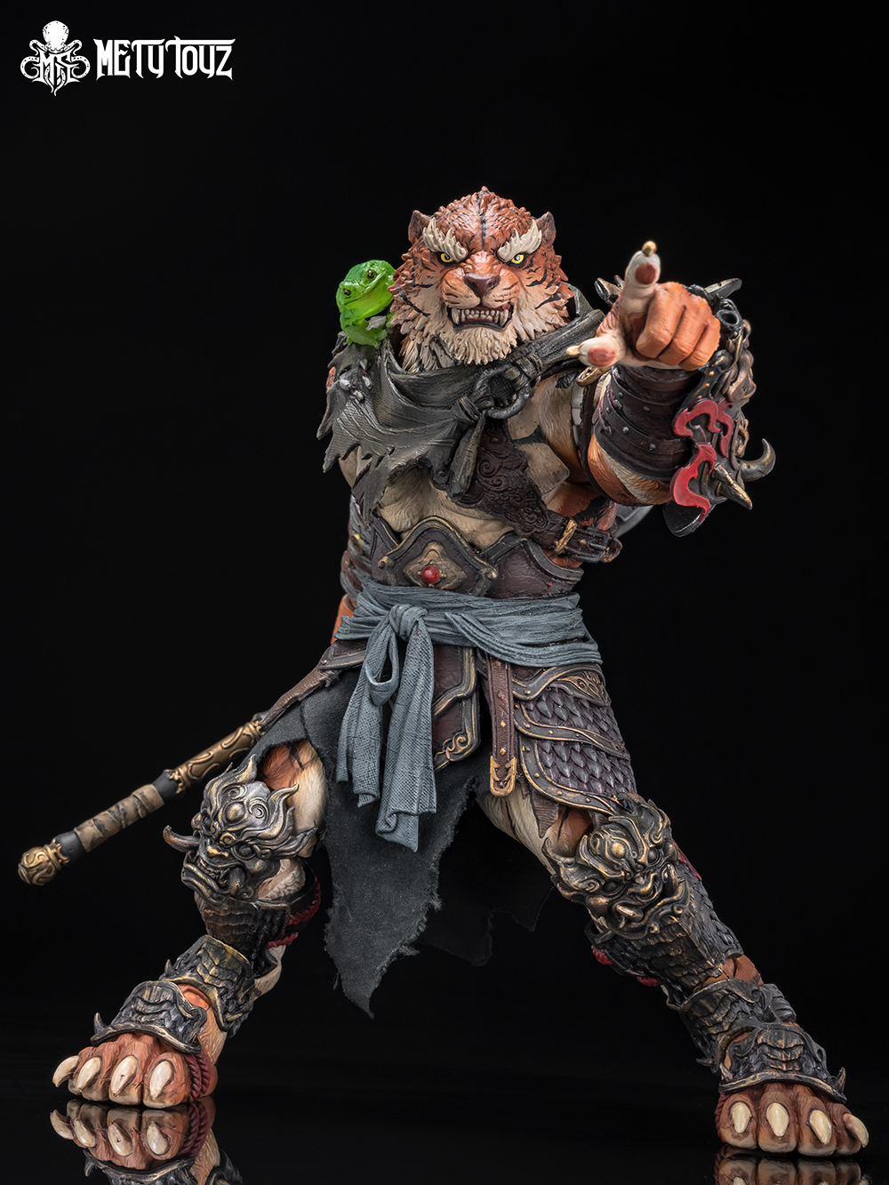 METY TOYZ ADVENTURER'S WORLD SERIES TIGER VANGUARD JINSHAN JUN 1/10 SCALE ACTION FIGURE