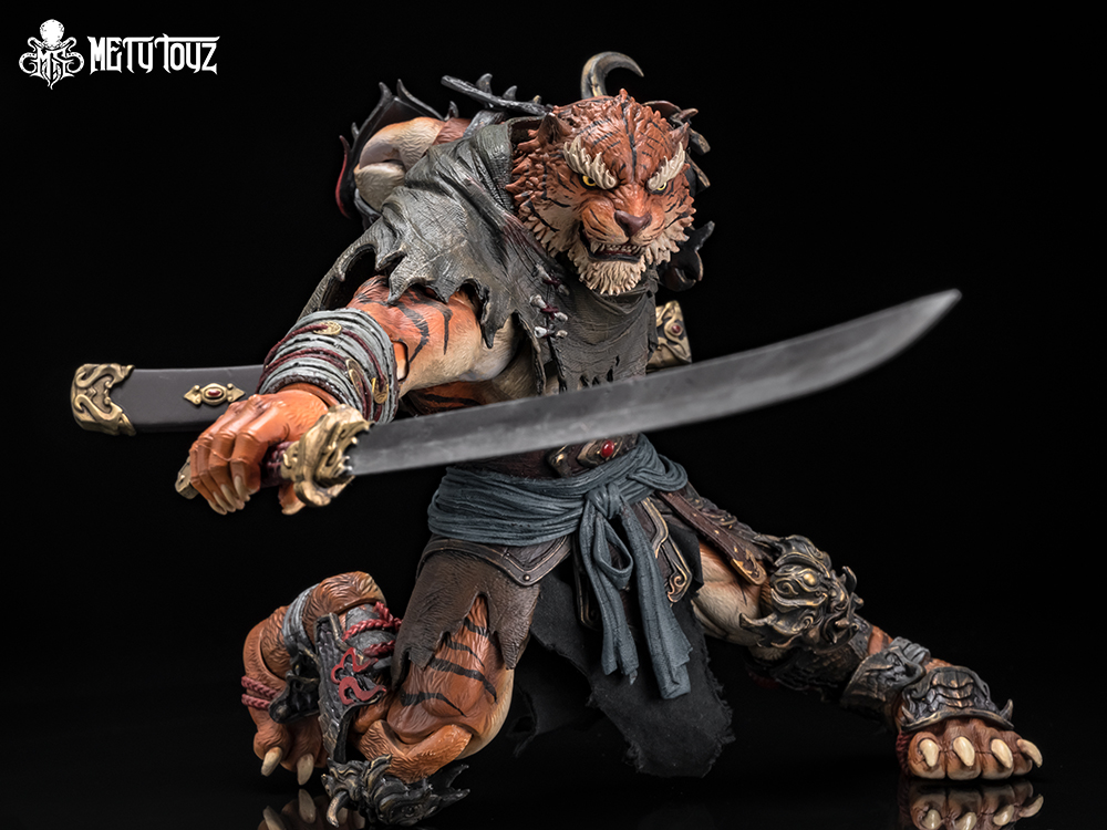 METY TOYZ ADVENTURER'S WORLD SERIES TIGER VANGUARD JINSHAN JUN 1/10 SCALE ACTION FIGURE
