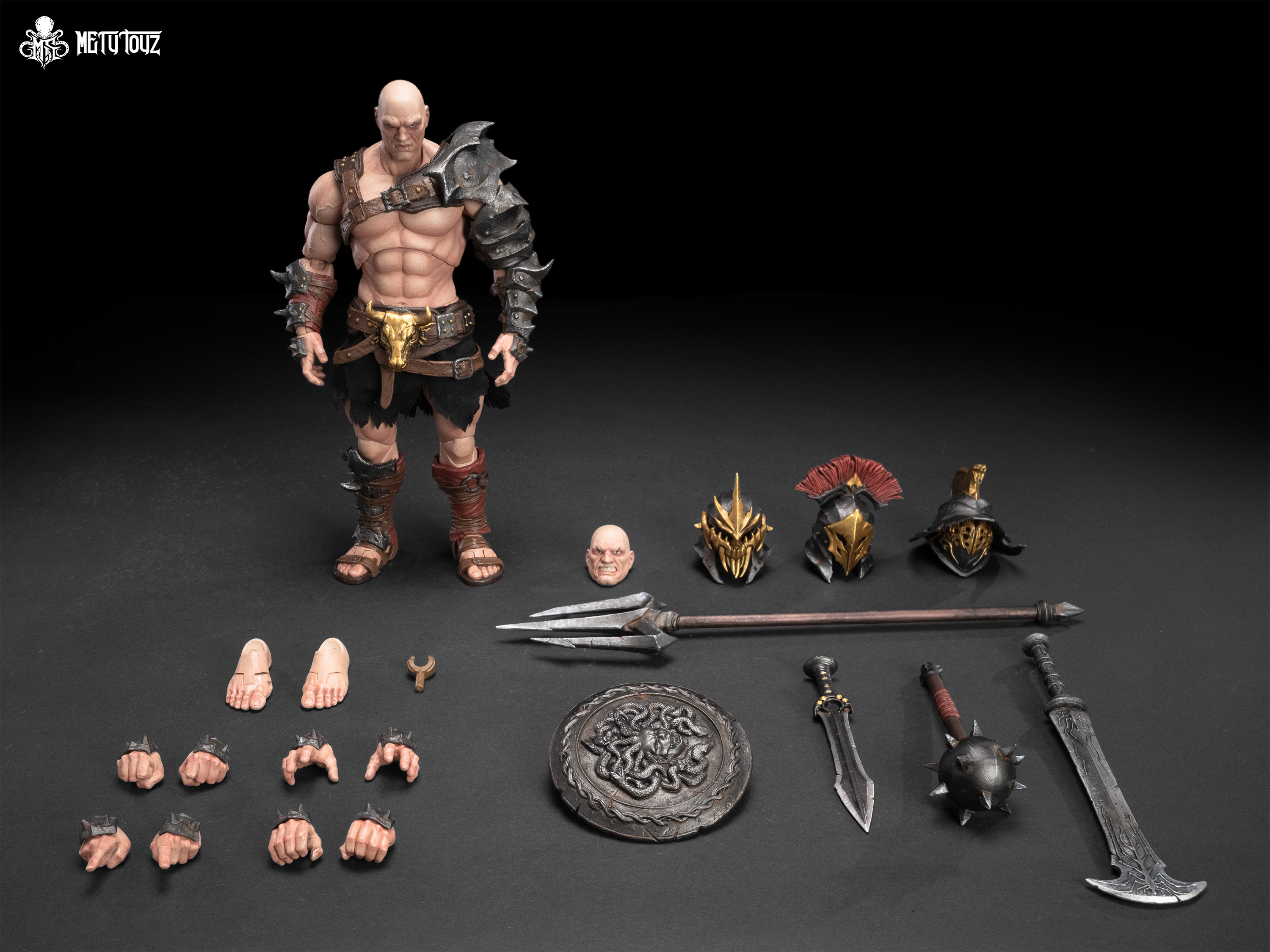 METY TOYZ GLADIATOR SERIES SPARTAN SLAYER BERSERKER 1/10 SCALE ACTION FIGURE