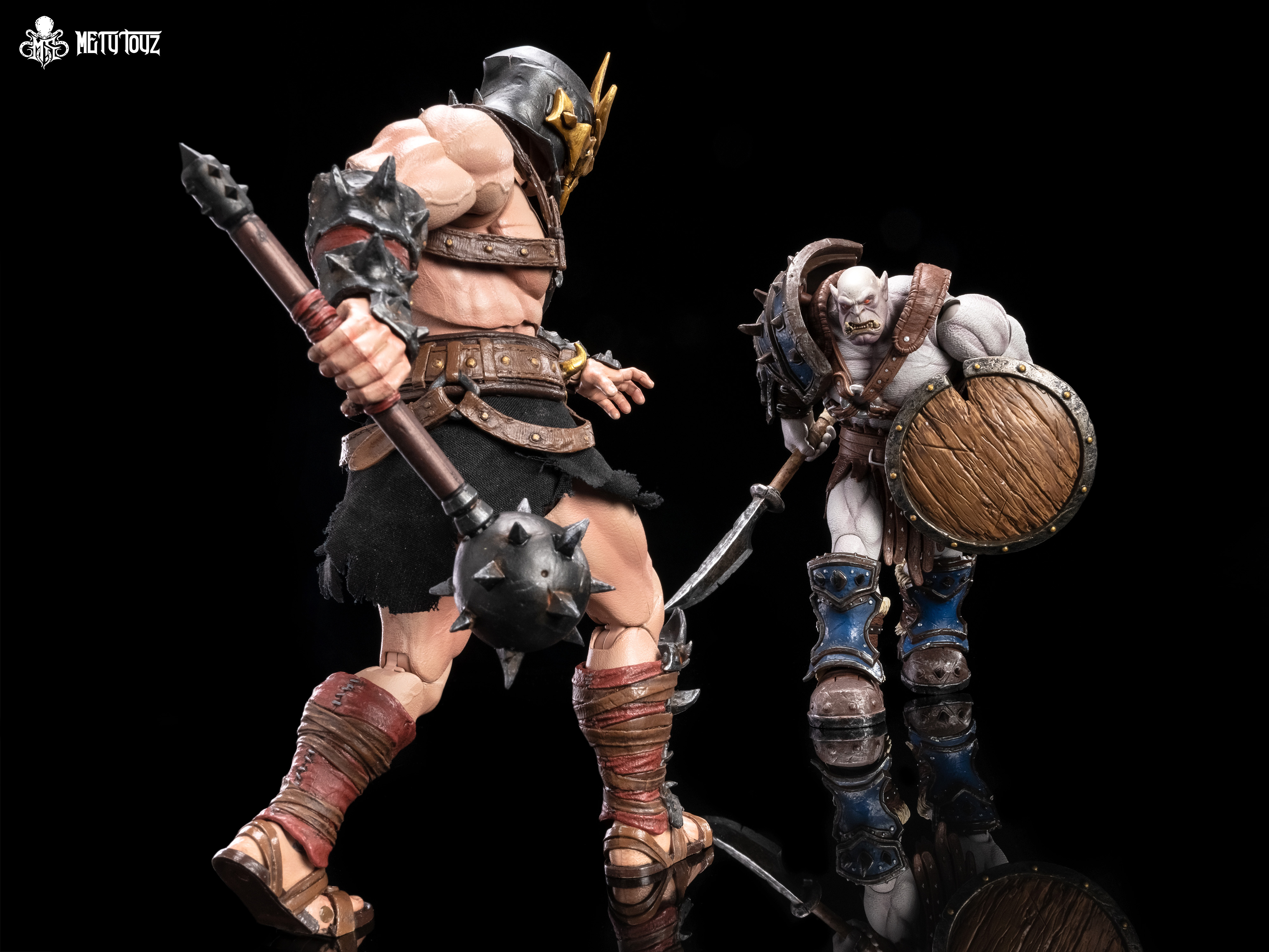 METY TOYZ GLADIATOR SERIES SPARTAN SLAYER BERSERKER 1/10 SCALE ACTION FIGURE