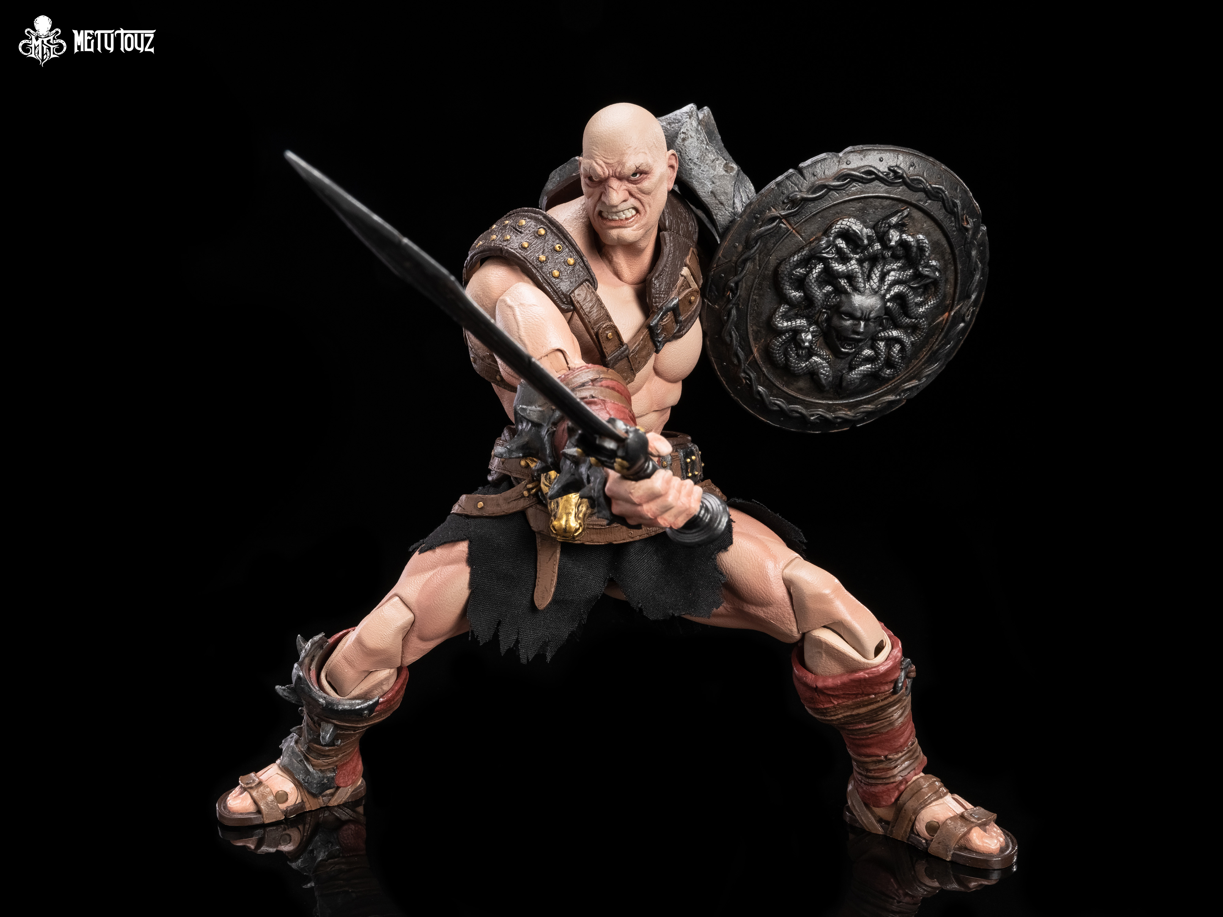 METY TOYZ GLADIATOR SERIES SPARTAN SLAYER BERSERKER 1/10 SCALE ACTION FIGURE