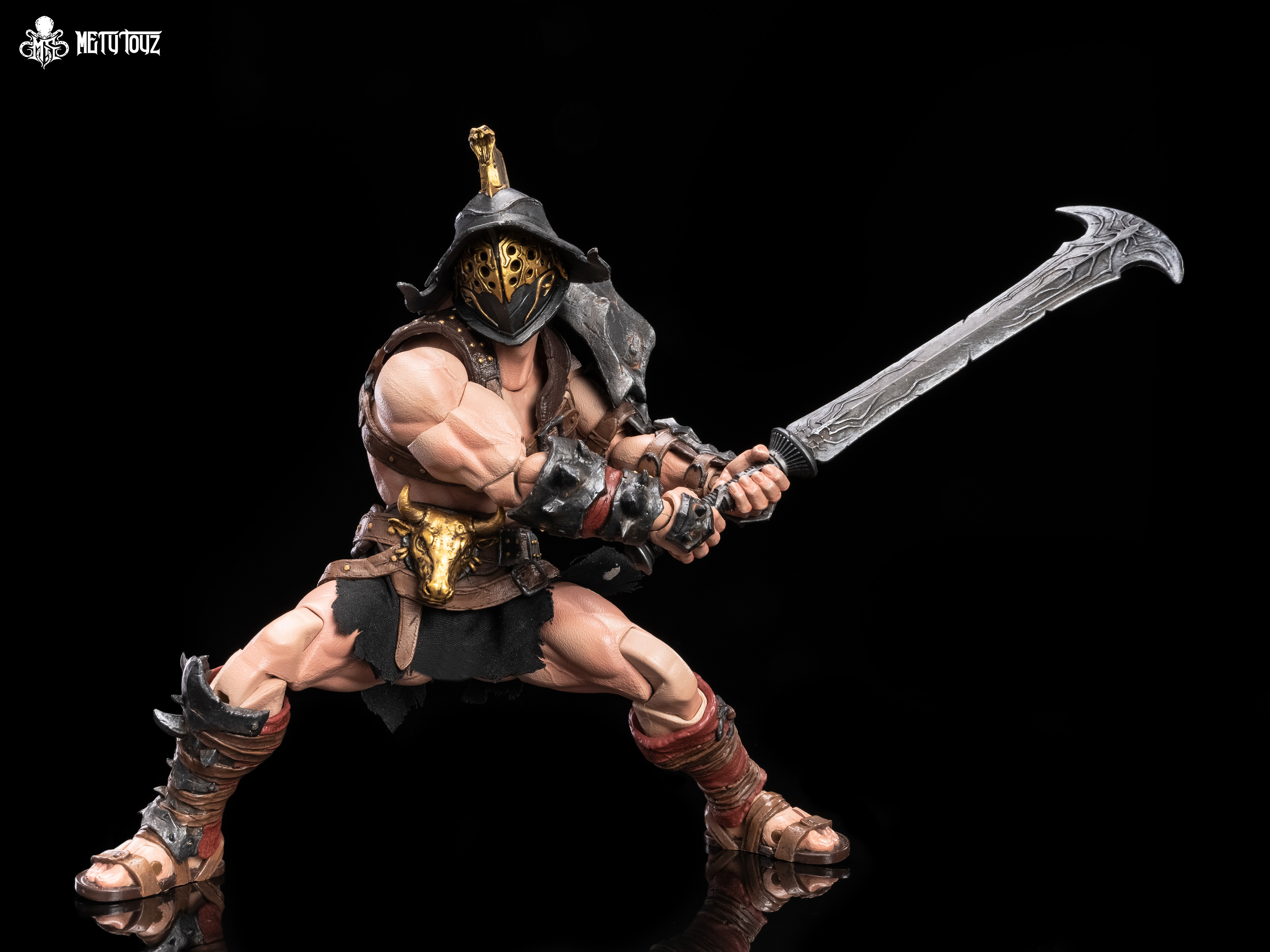 METY TOYZ GLADIATOR SERIES SPARTAN SLAYER BERSERKER 1/10 SCALE ACTION FIGURE