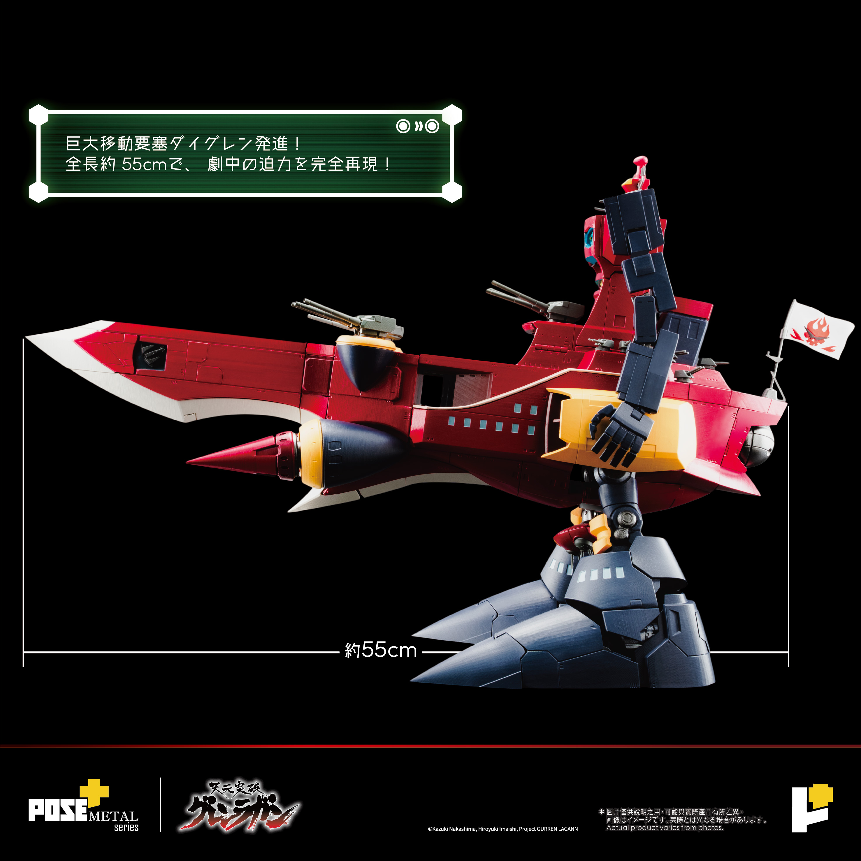 POSE+ Metal Series "Tengen Toppa Gurren Lagann" Dai-Gurren