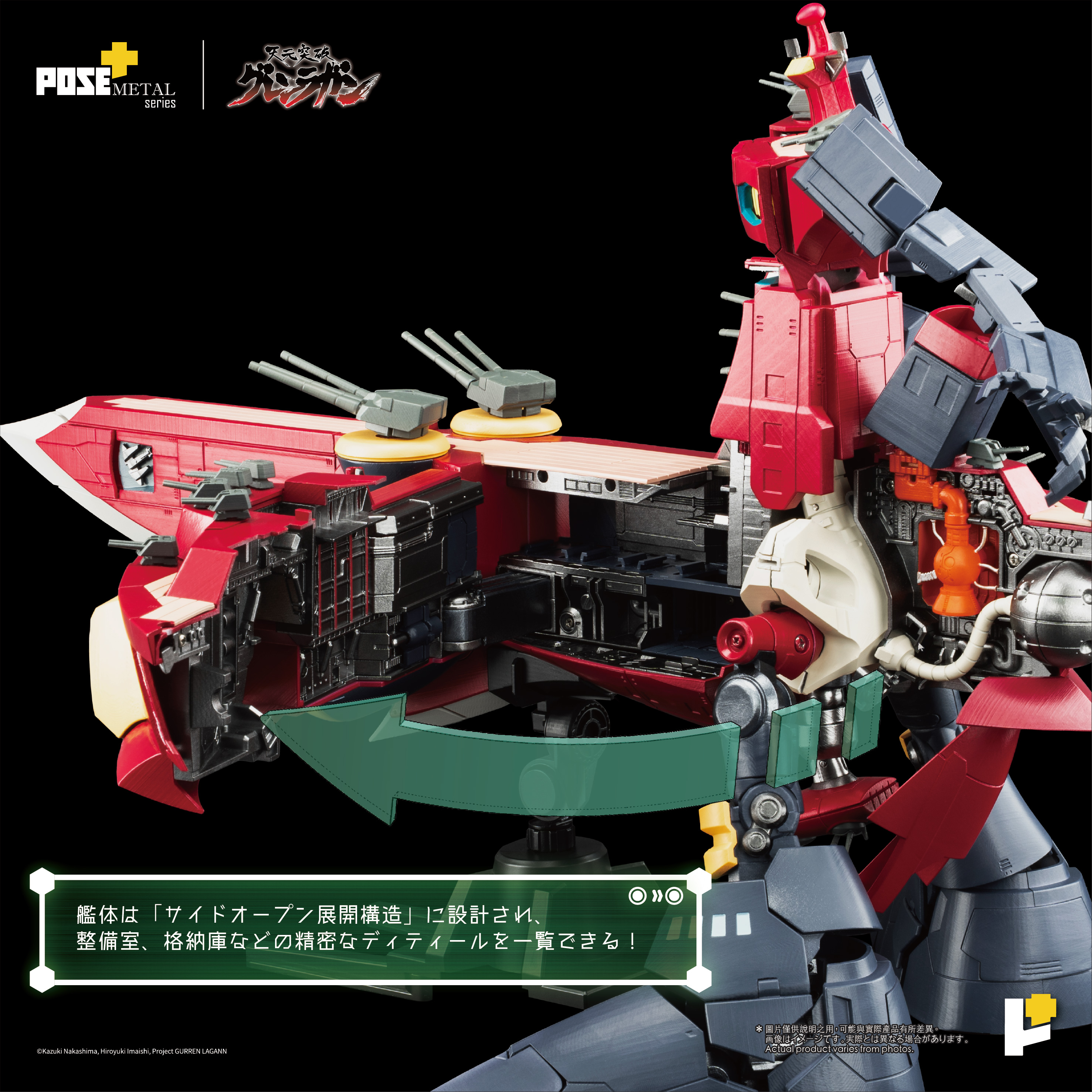 POSE+ Metal Series "Tengen Toppa Gurren Lagann" Dai-Gurren