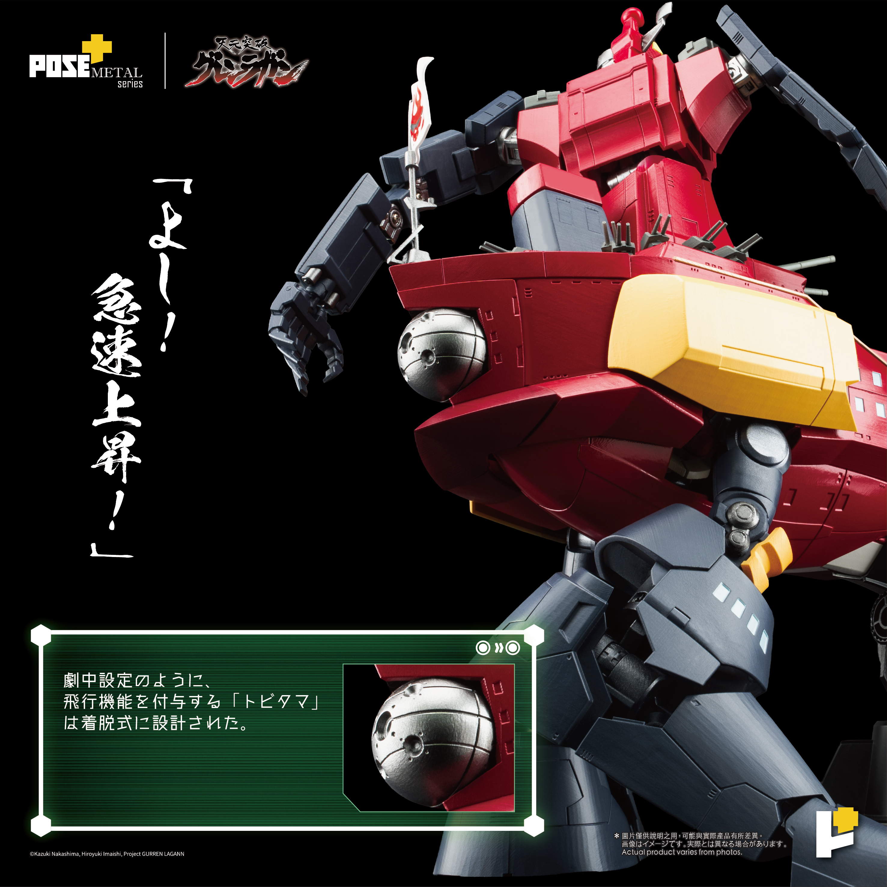 POSE+ Metal Series "Tengen Toppa Gurren Lagann" Dai-Gurren
