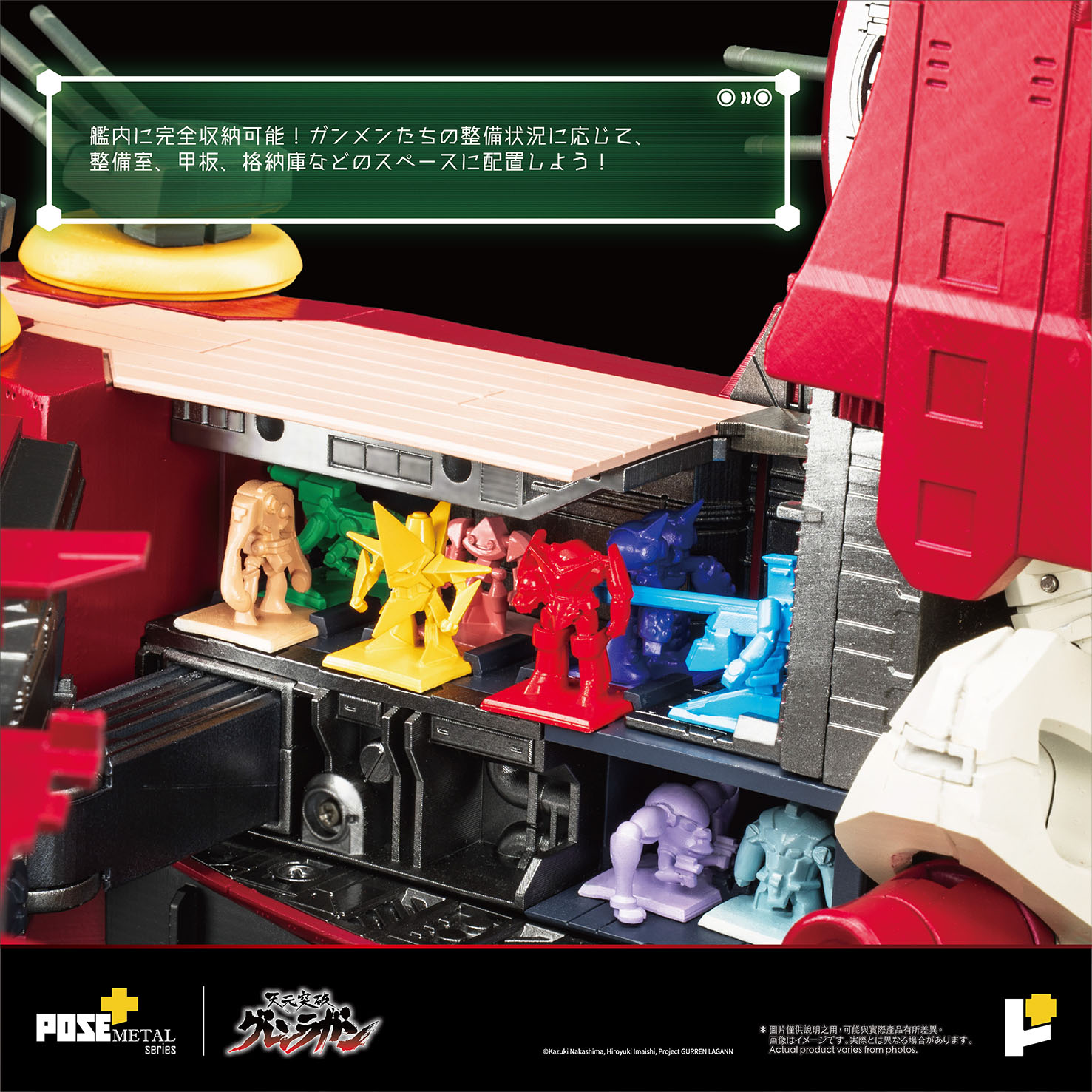 POSE+ Metal Series "Tengen Toppa Gurren Lagann" Dai-Gurren