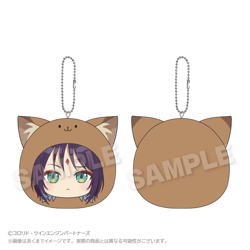 "Cosmic Princess Kaguya!" Marumates Cushion Key Chain Sakayori Iroha