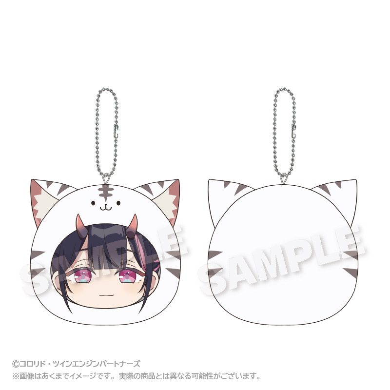 "Cosmic Princess Kaguya!" Marumates Cushion Key Chain Komazawa Noi