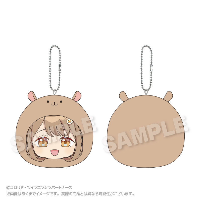 "Cosmic Princess Kaguya!" Marumates Cushion Key Chain Isayama Mami