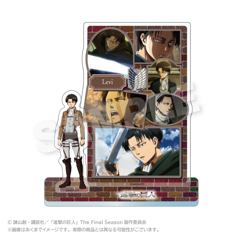 "Attack on Titan" Memories Acrylic Mascot Levi