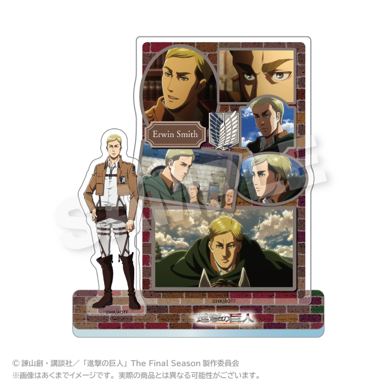 "Attack on Titan" Memories Acrylic Mascot Erwin Smith