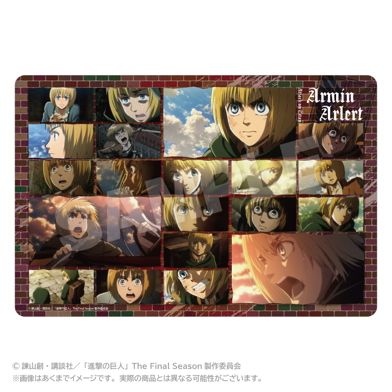 "Attack on Titan" Memories Desk Mat Armin Arlert