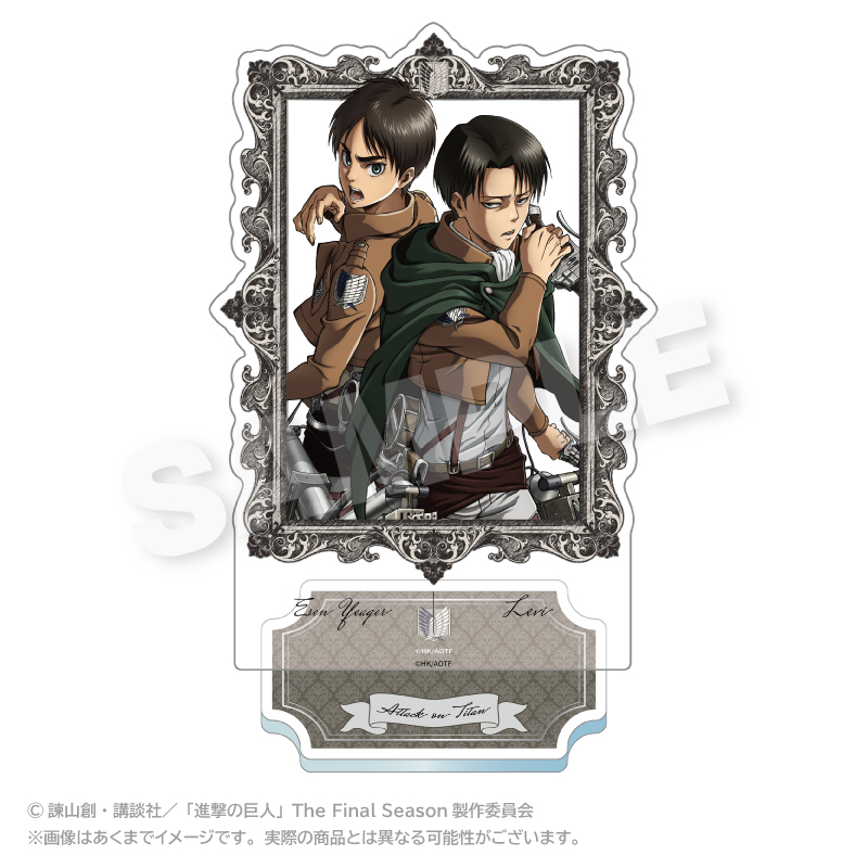 "Attack on Titan" Frame Acrylic Stand Eren & Levi