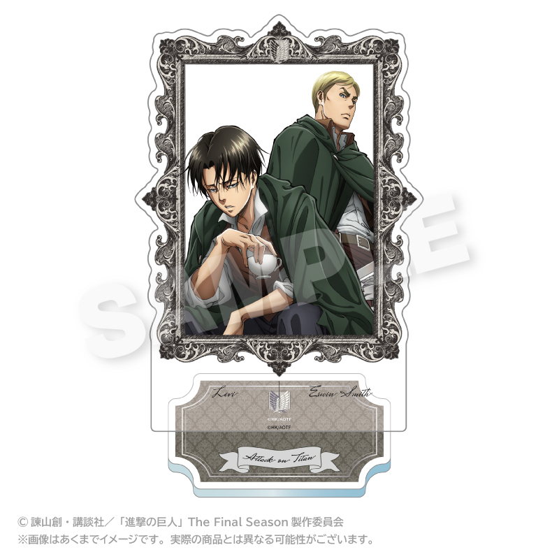 "Attack on Titan" Frame Acrylic Stand Levi & Erwin