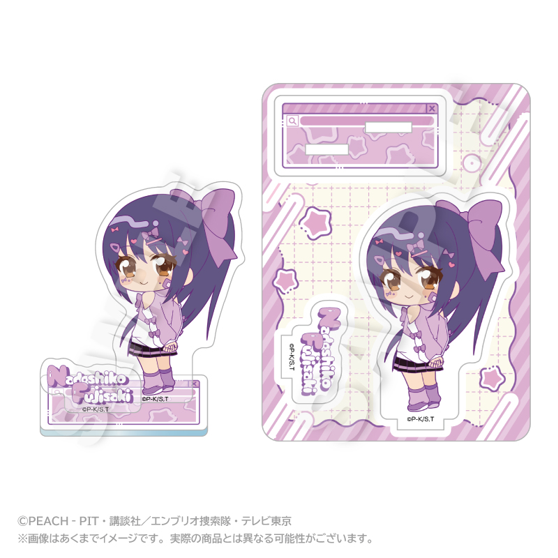 "Shugo Chara!" Mini Character Acrylic Mascot Vivid Ver. Fujisaki Nadeshiko