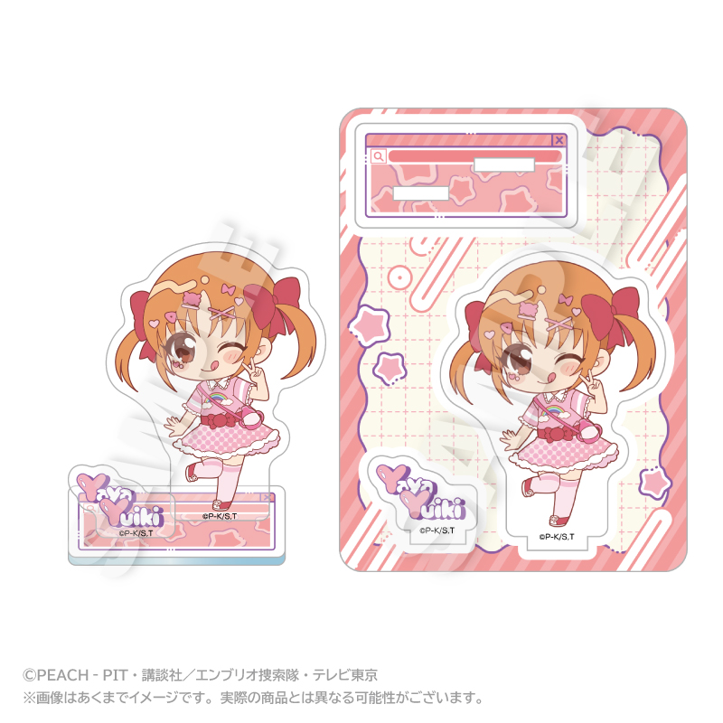 "Shugo Chara!" Mini Character Acrylic Mascot Vivid Ver. Yuiki Yaya