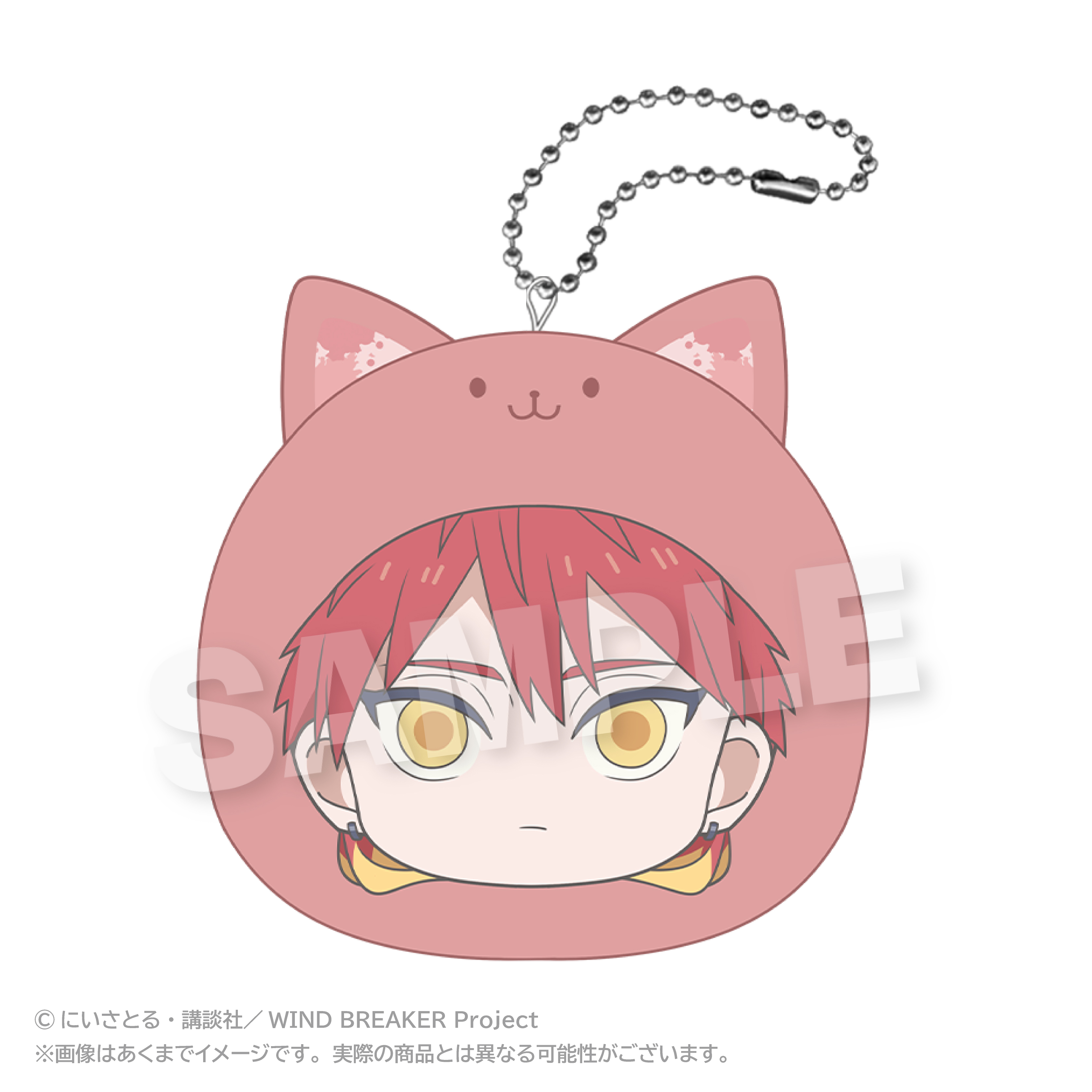 "Wind Breaker" Marumates Cushion Key Chain Pastel Ver. Takiishi Chika