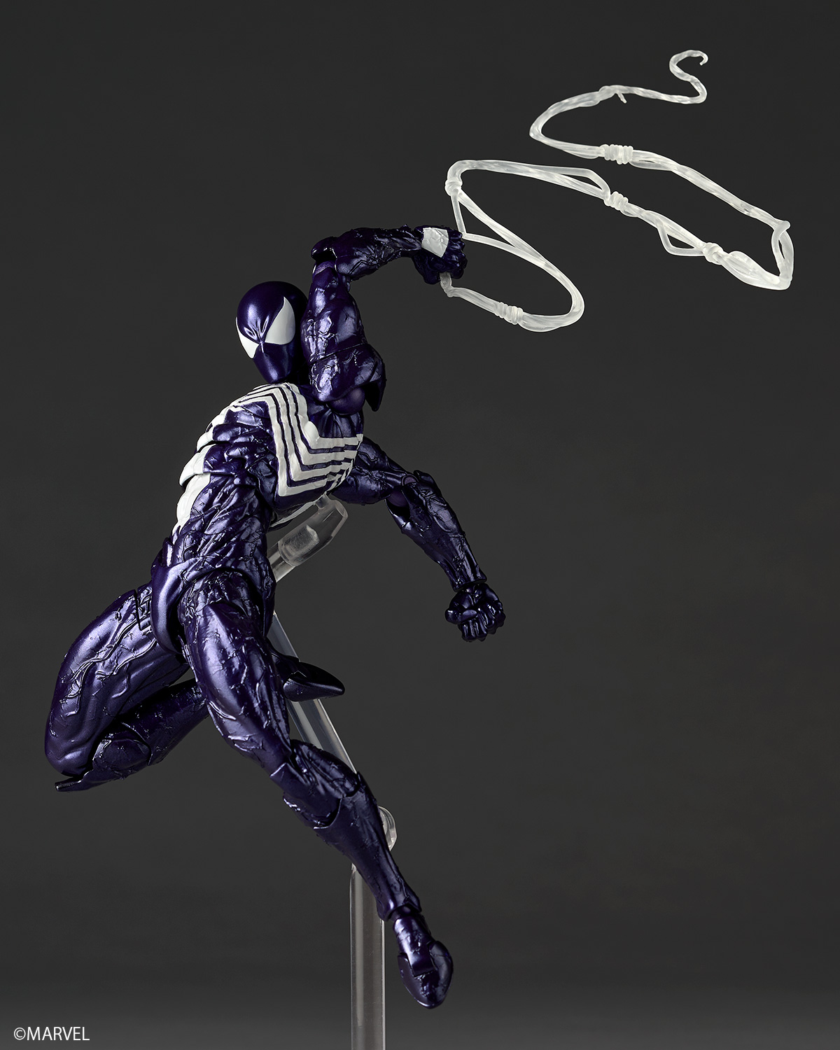 Revoltech Amazing Yamaguchi Symbiote Spider-Man (Purple Ver.)