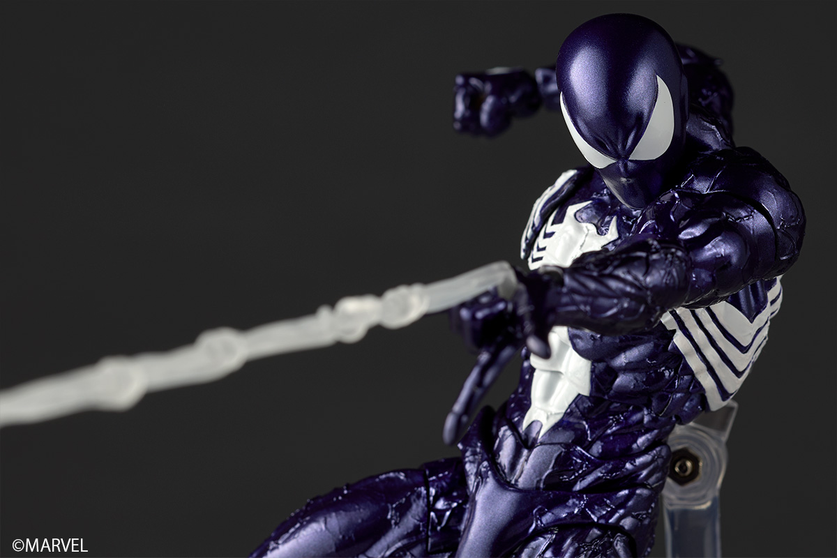 Revoltech Amazing Yamaguchi Symbiote Spider-Man (Purple Ver.)