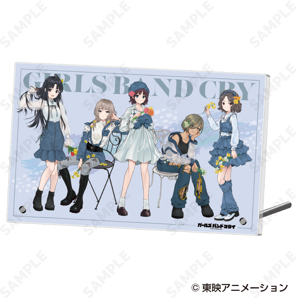 "Girls Band Cry" Acrylic Panel (Denim Style)