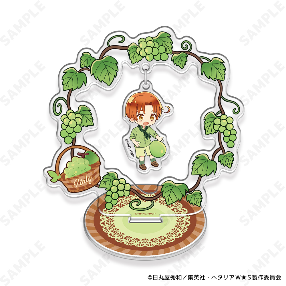 "Hetalia World Stars" -Fruit Party- Yurakko Acrylic Stand 1 Italy