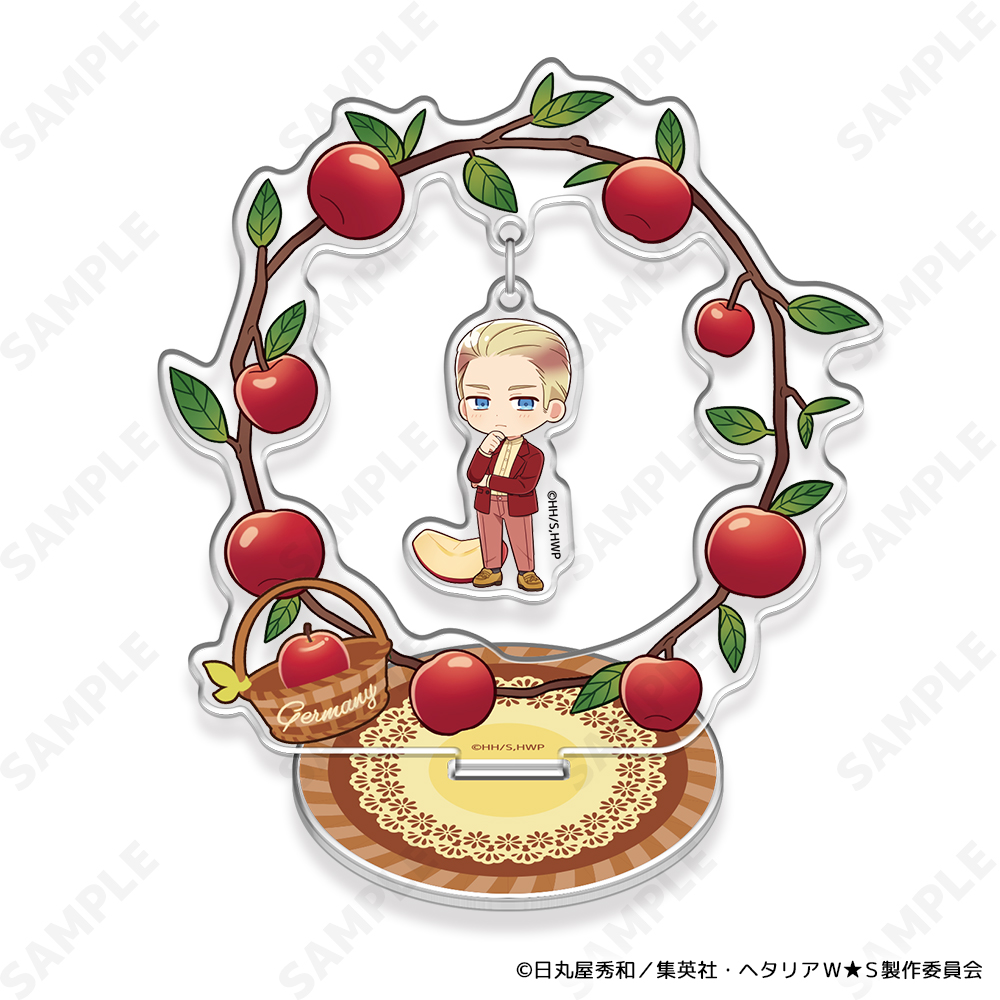 "Hetalia World Stars" -Fruit Party- Yurakko Acrylic Stand 2 Germany