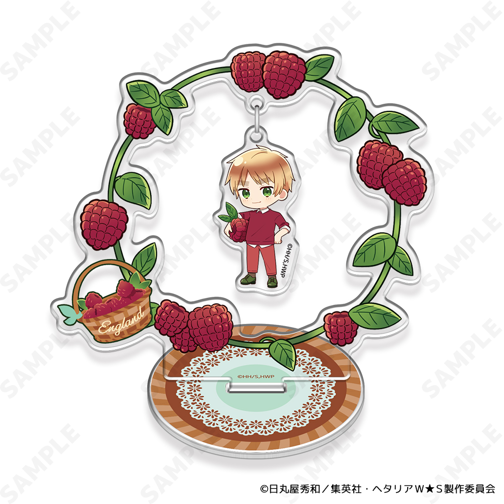 "Hetalia World Stars" -Fruit Party- Yurakko Acrylic Stand 5 United Kingdom