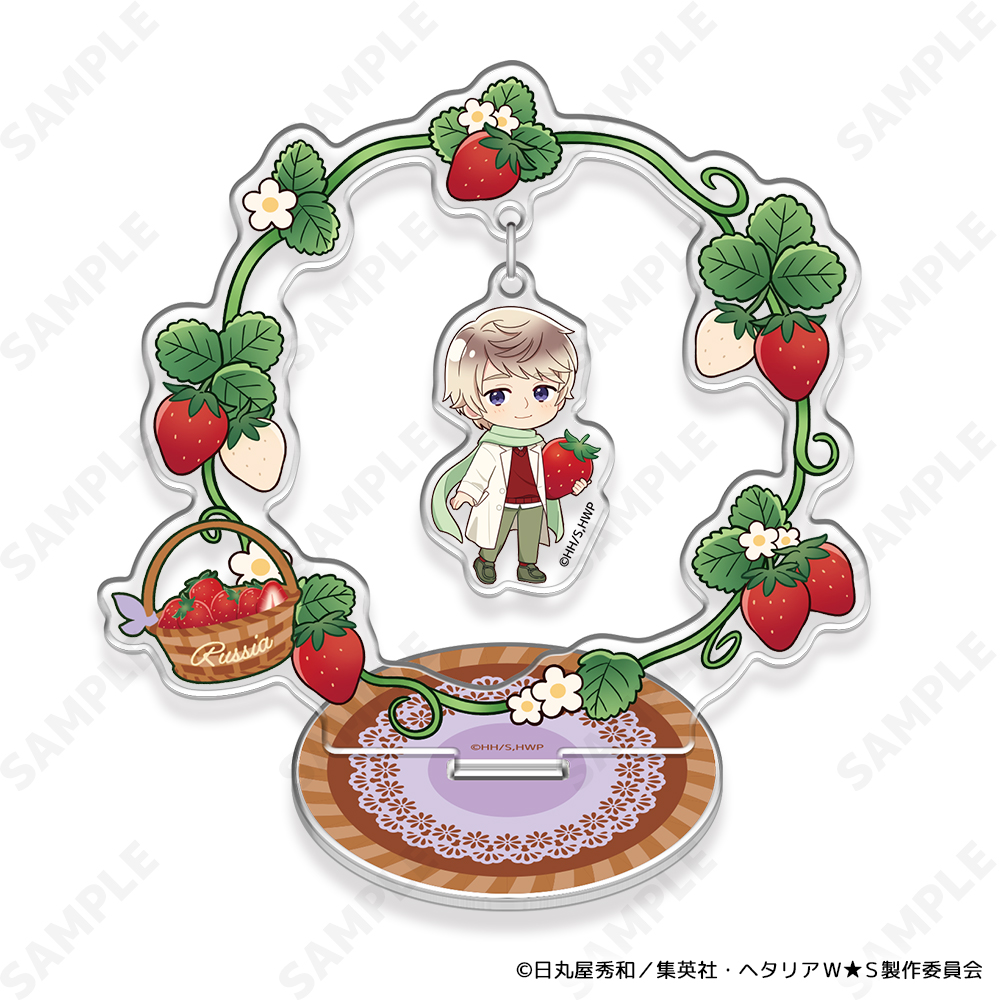 "Hetalia World Stars" -Fruit Party- Yurakko Acrylic Stand 7 Russia