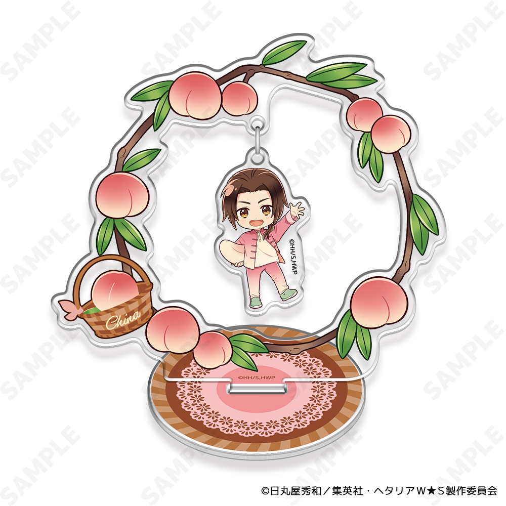 "Hetalia World Stars" -Fruit Party- Yurakko Acrylic Stand 8 China