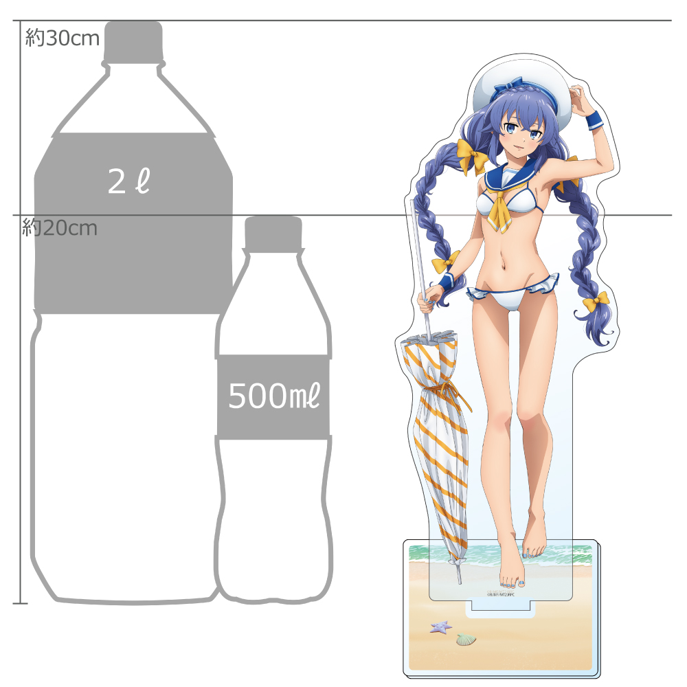 "Mushoku Tensei: Jobless Reincarnation Season 2" Original Illustration Extra Large Acrylic Stand Roxy / Marine Sailor Swimwear
