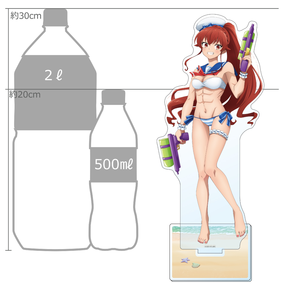 "Mushoku Tensei: Jobless Reincarnation Season 2" Original Illustration Extra Large Acrylic Stand Eris / Marine Sailor Swimwear