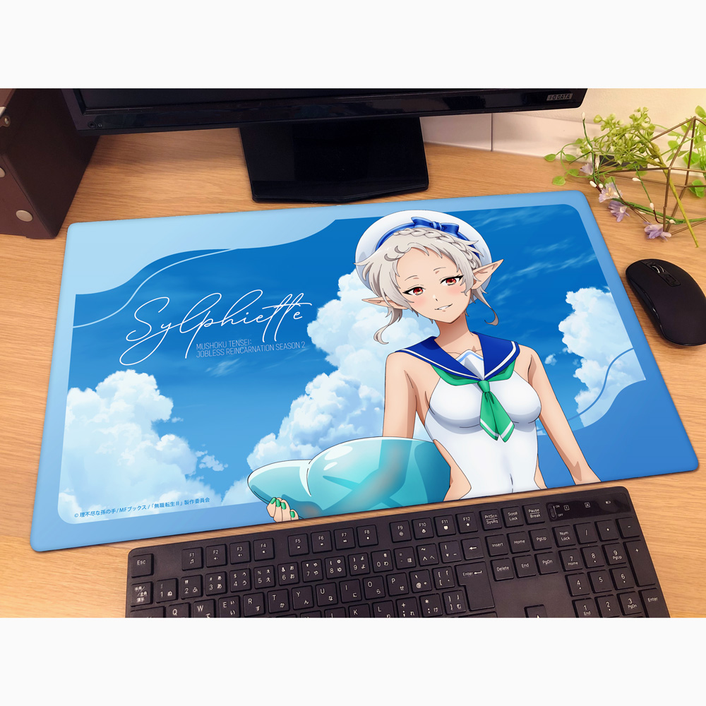 "Mushoku Tensei: Jobless Reincarnation Season 2" Original Illustration Rubber Mat Sylphiette / Marine Sailor Swimwear