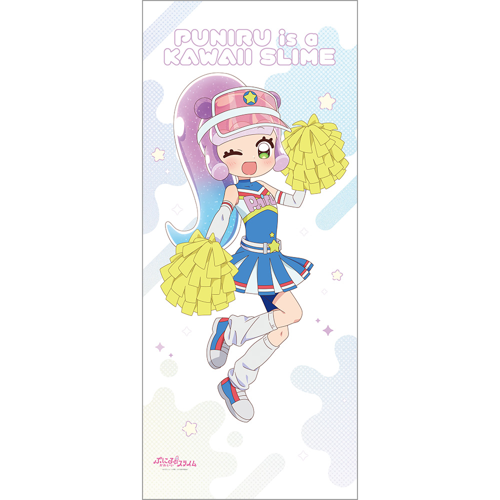 "Puniru is a Kawaii Slime" Original Illustration Extra Large Tapestry Cheerleader Kawaii Puniru
