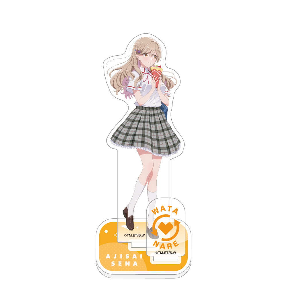 "There's No Freaking Way I'll be Your Lover! Unless..." Original Illustration Acrylic Stand Sena Ajisai / School Uniform