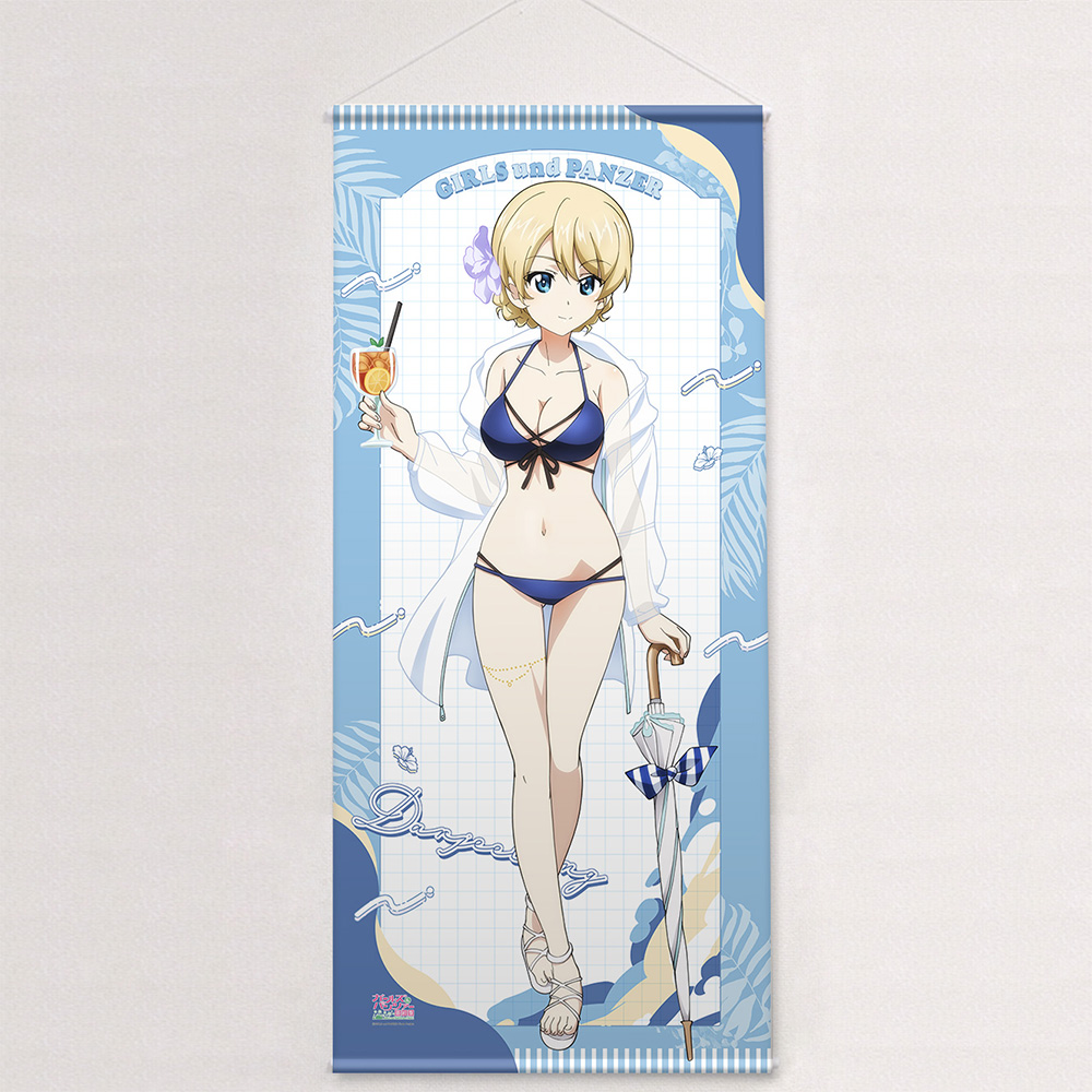 "GIRLS und PANZER das Finale" Original Illustration Extra Large Tapestry Darjeeling / Resort Swimwear