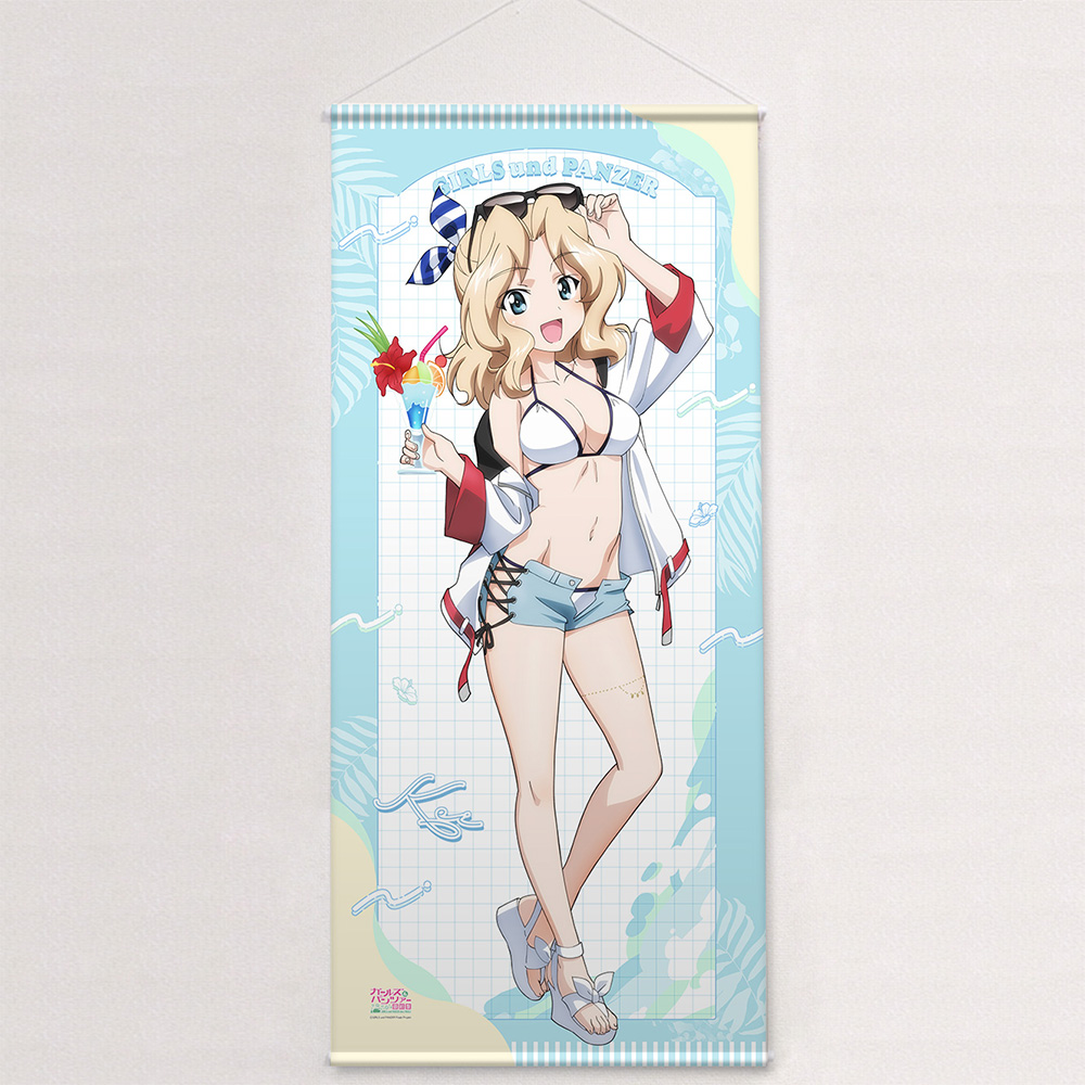 "GIRLS und PANZER das Finale" Original Illustration Extra Large Tapestry Kei / Resort Swimwear