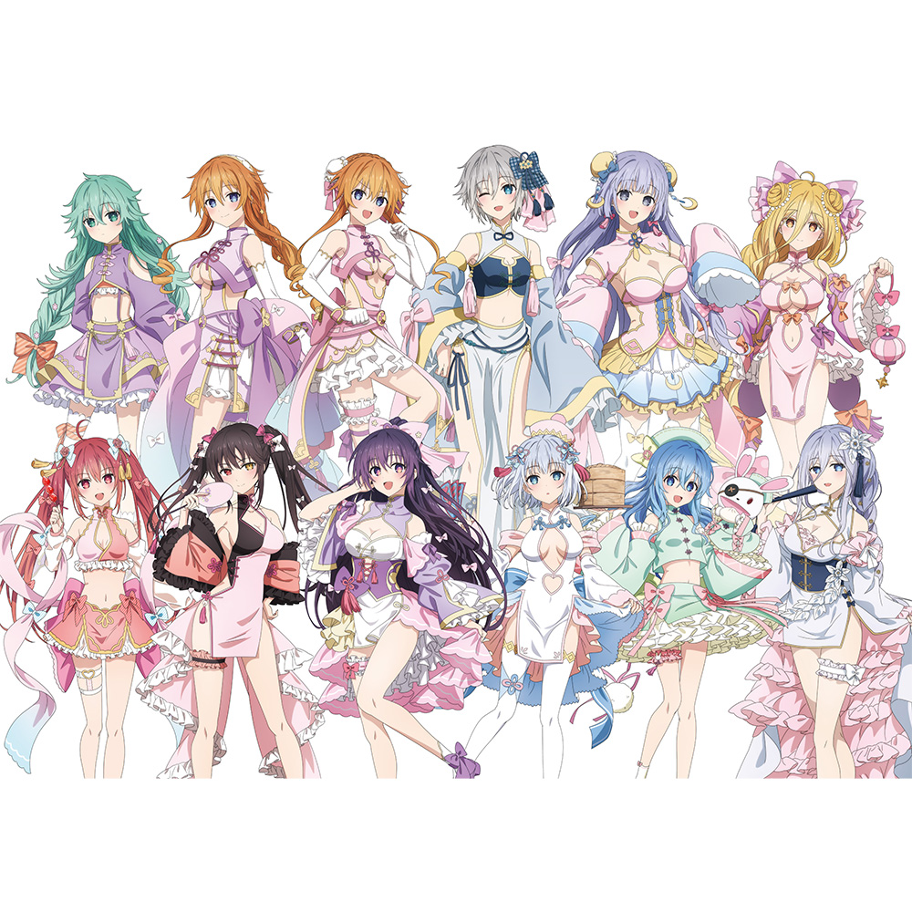 "Date A Live V" Original Illustration Chara Fine Graph Pastel China A3