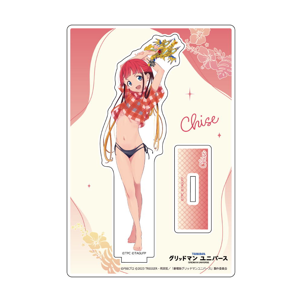 "GRIDMAN UNIVERSE" Original Illustration Acrylic Stand Asukagawa Chise / Swimwear