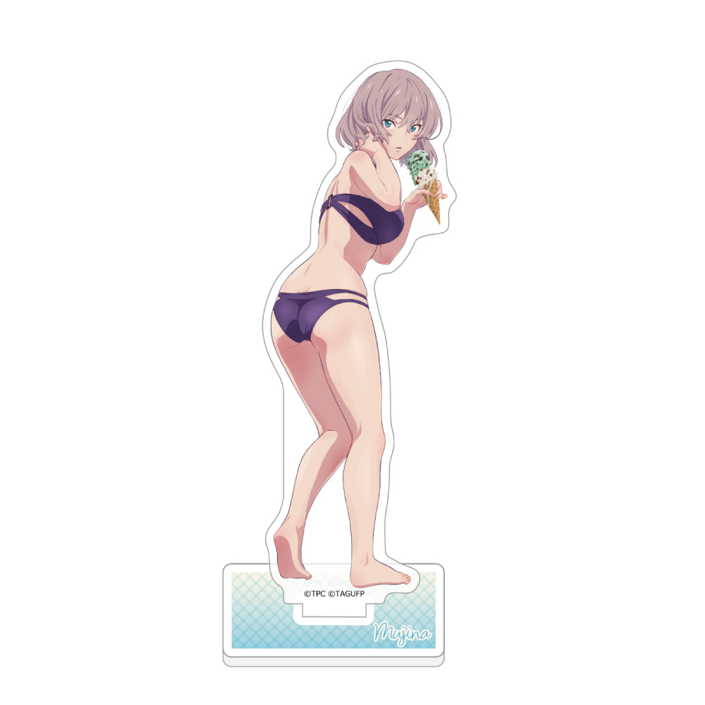 "GRIDMAN UNIVERSE" Original Illustration Acrylic Stand Mujina / Swimwear