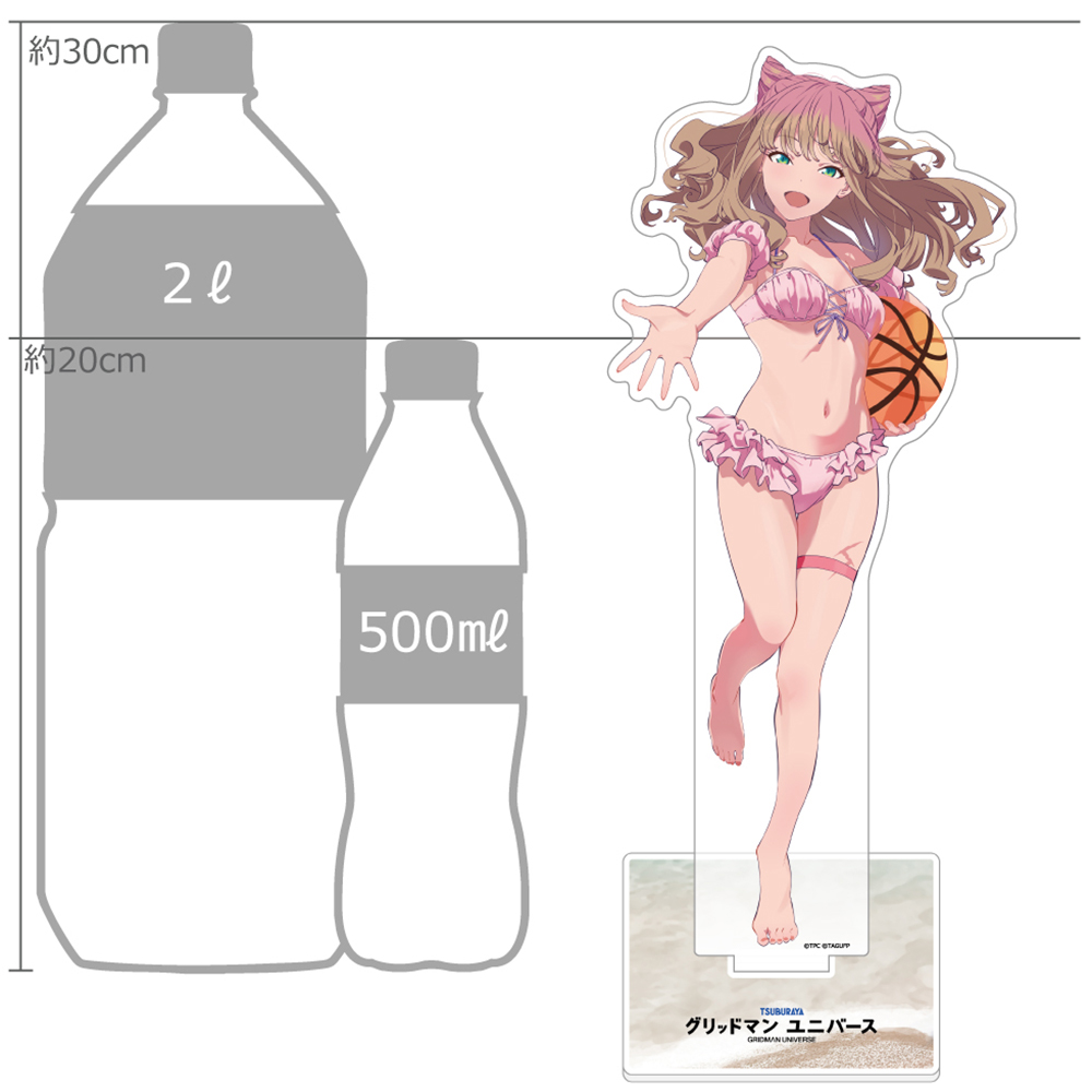 "GRIDMAN UNIVERSE" Original Illustration Extra Large Acrylic Stand Minami Yume / Swimwear
