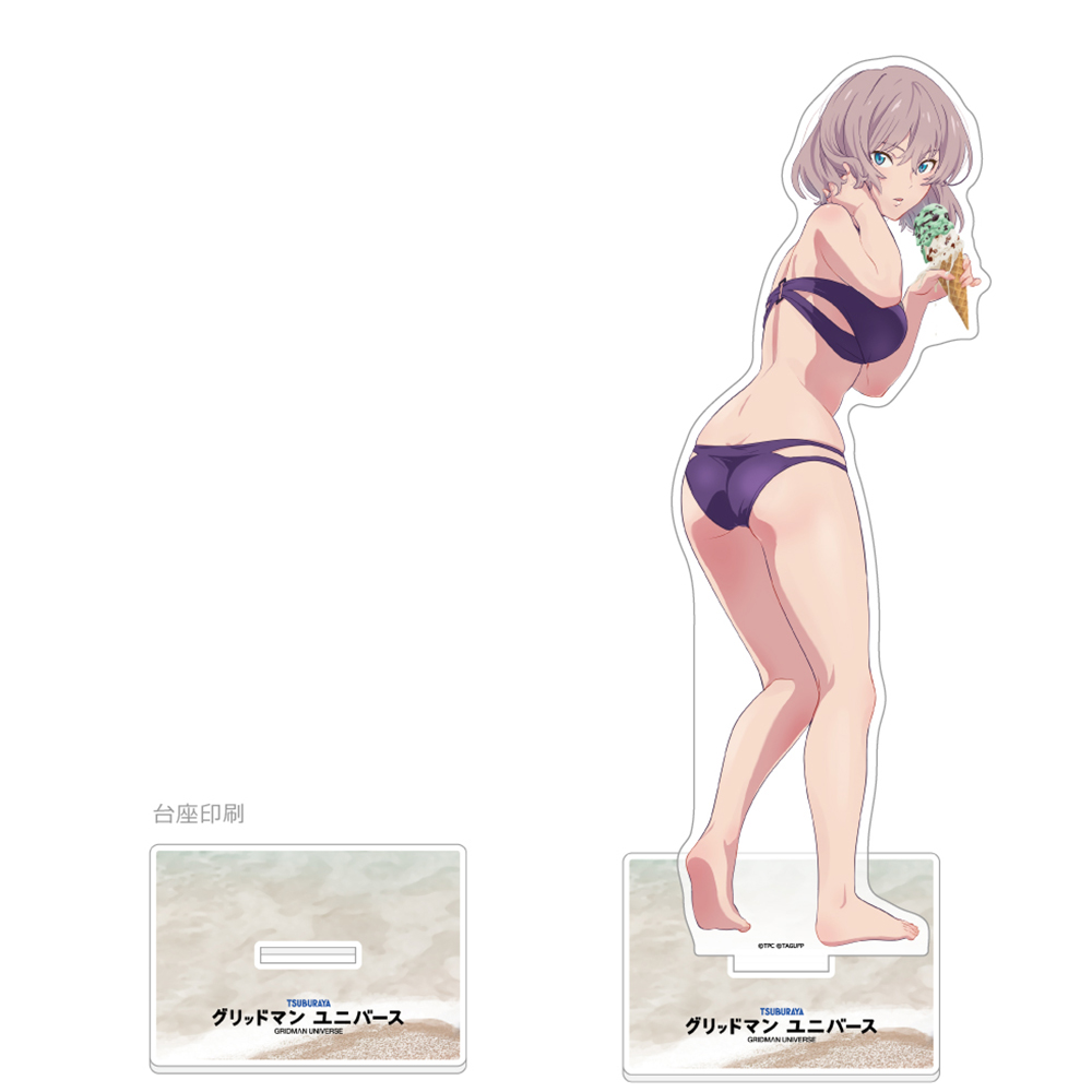 "GRIDMAN UNIVERSE" Original Illustration Extra Large Acrylic Stand Mujina / Swimwear