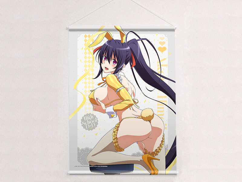 "High School DxD Hero" Original Illustration B2 Tapestry Himejima Akeno / Reverse Bunny (Yellow) W Suede