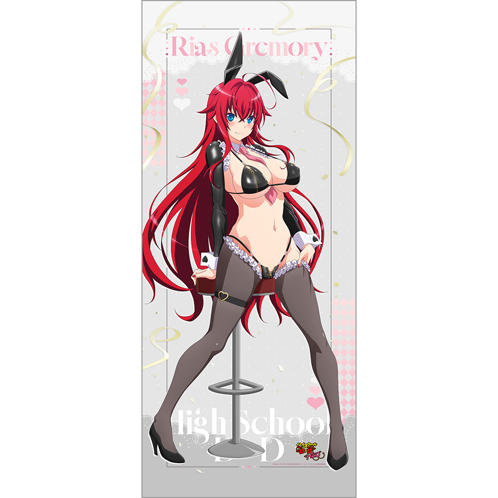 "High School DxD Hero" Original Illustration Extra Large Tapestry Rias Gremory / Reverse Bunny (Black)