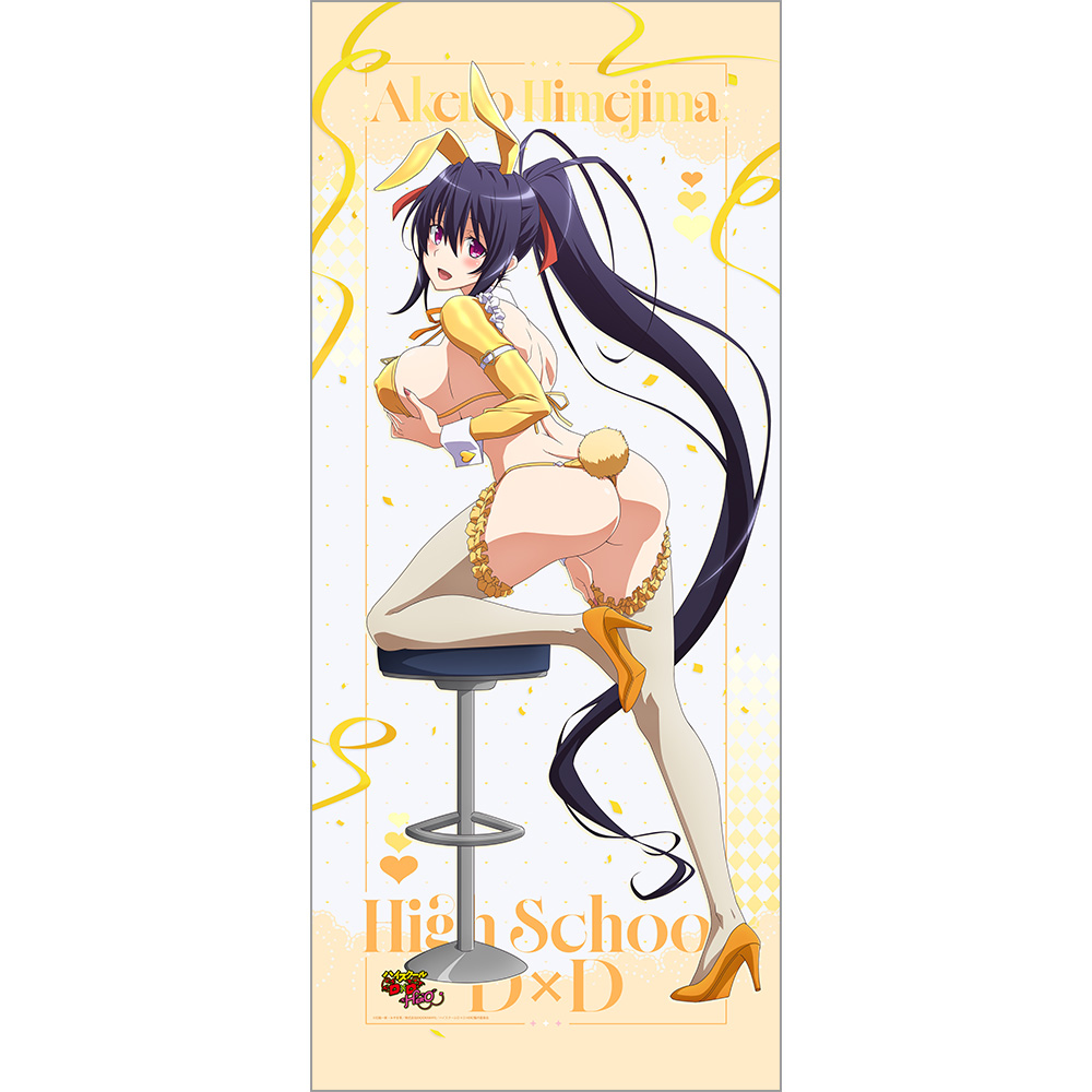 "High School DxD Hero" Original Illustration Extra Large Tapestry Himejima Akeno / Reverse Bunny (Yellow)
