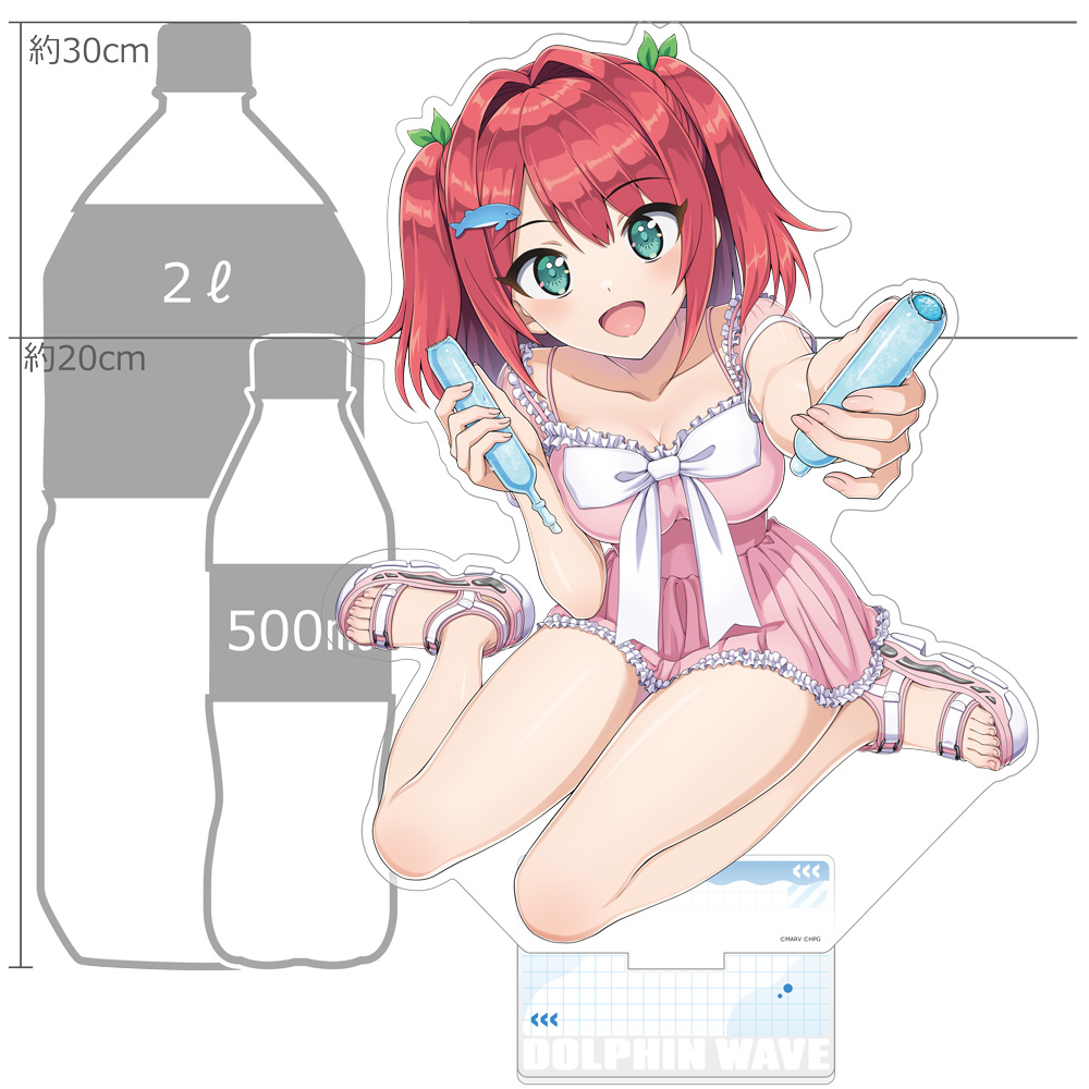 "Dolphin Wave" Extra Large Acrylic Stand Sakimiya Kohari (Swimwear)