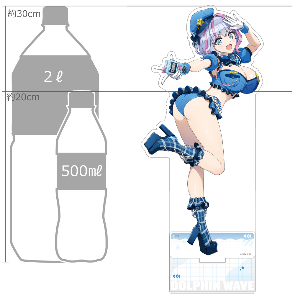 "Dolphin Wave" Extra Large Acrylic Stand Kukuri Tomo (Idol Police)