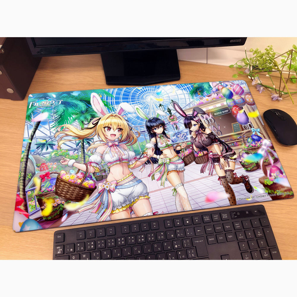 "Dolphin Wave" Rubber Mat Congratulations! Easter Egg wo Sagase!
